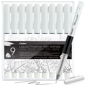 Ohuhu Kohala Liquid Fineliner Drawing Pens.9 Pack