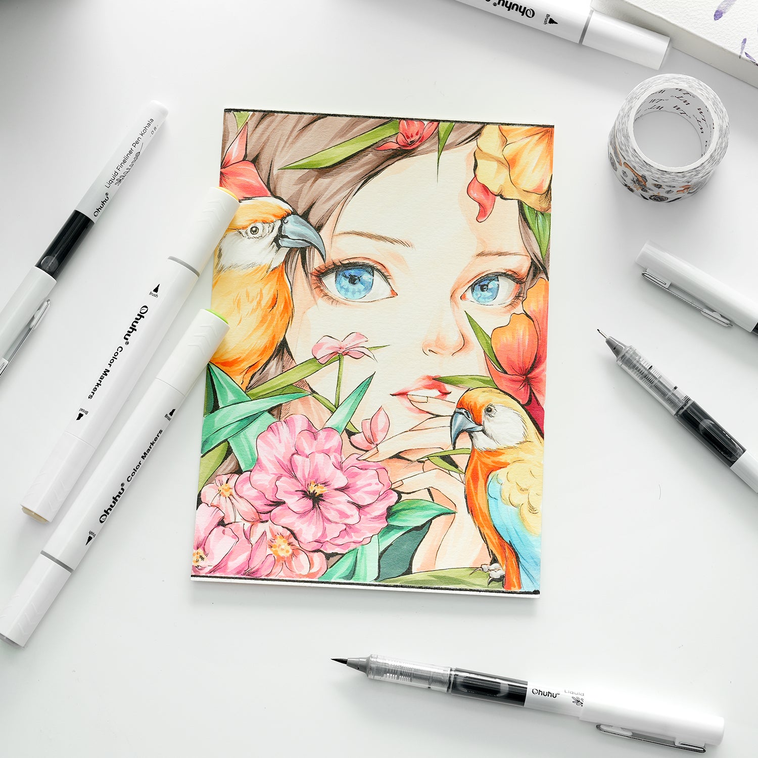 Ohuhu Kohala Liquid Fineliner Drawing Pens.9 Pack - Image 7