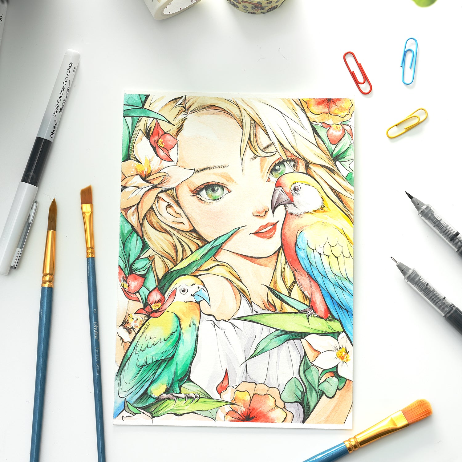 Ohuhu Kohala Liquid Fineliner Drawing Pens.9 Pack - Image 6