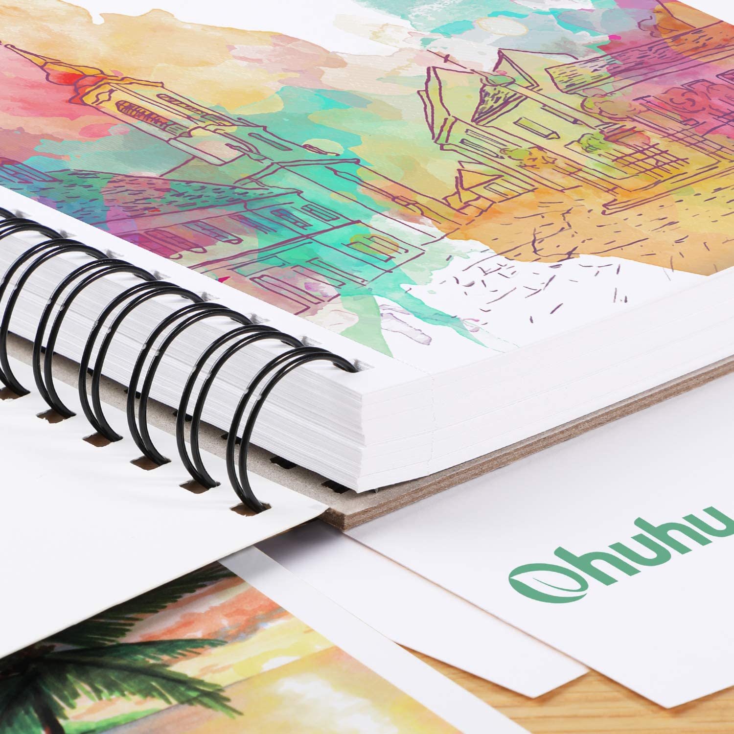 Ohuhu Spiral-Bound Marker Pad for Alcohol Markers - Image 2