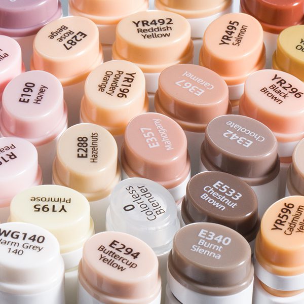 Ohuhu Oahu 36 Skin Tone Colors Dual Tips Alcohol Art Markers. Fine & Chisel - Image 9