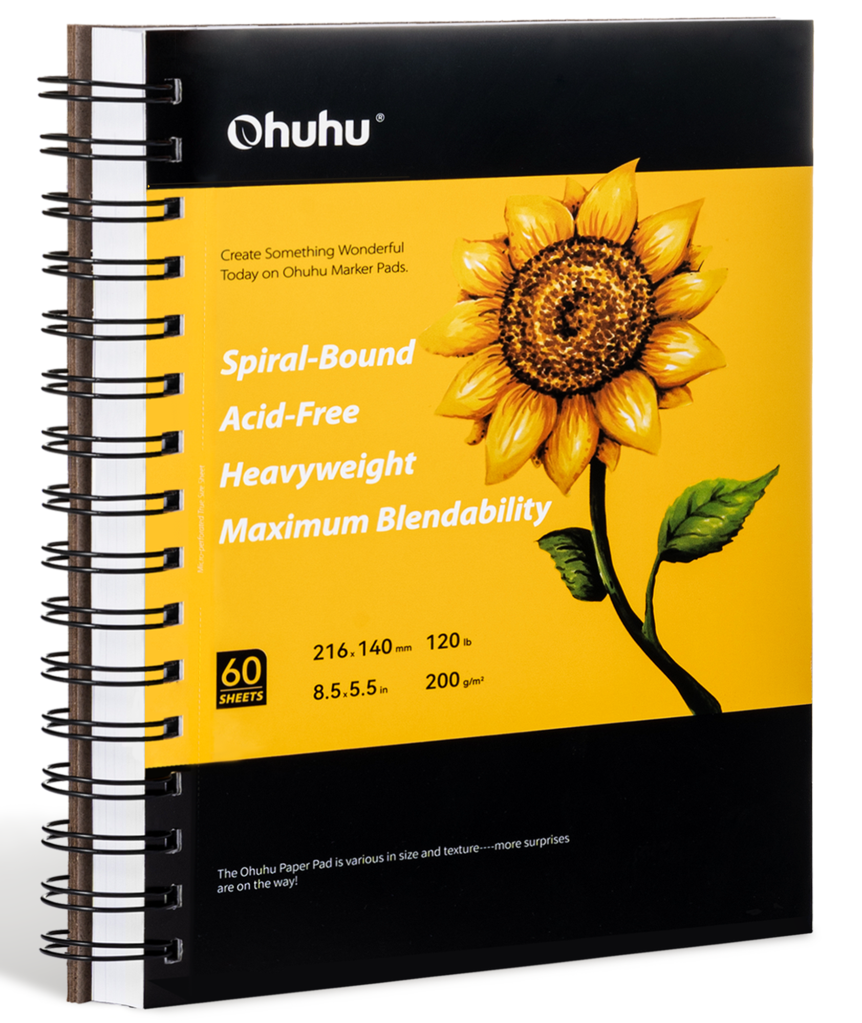 Ohuhu Spiral-Bound Marker Pad for Alcohol Markers - Image 12