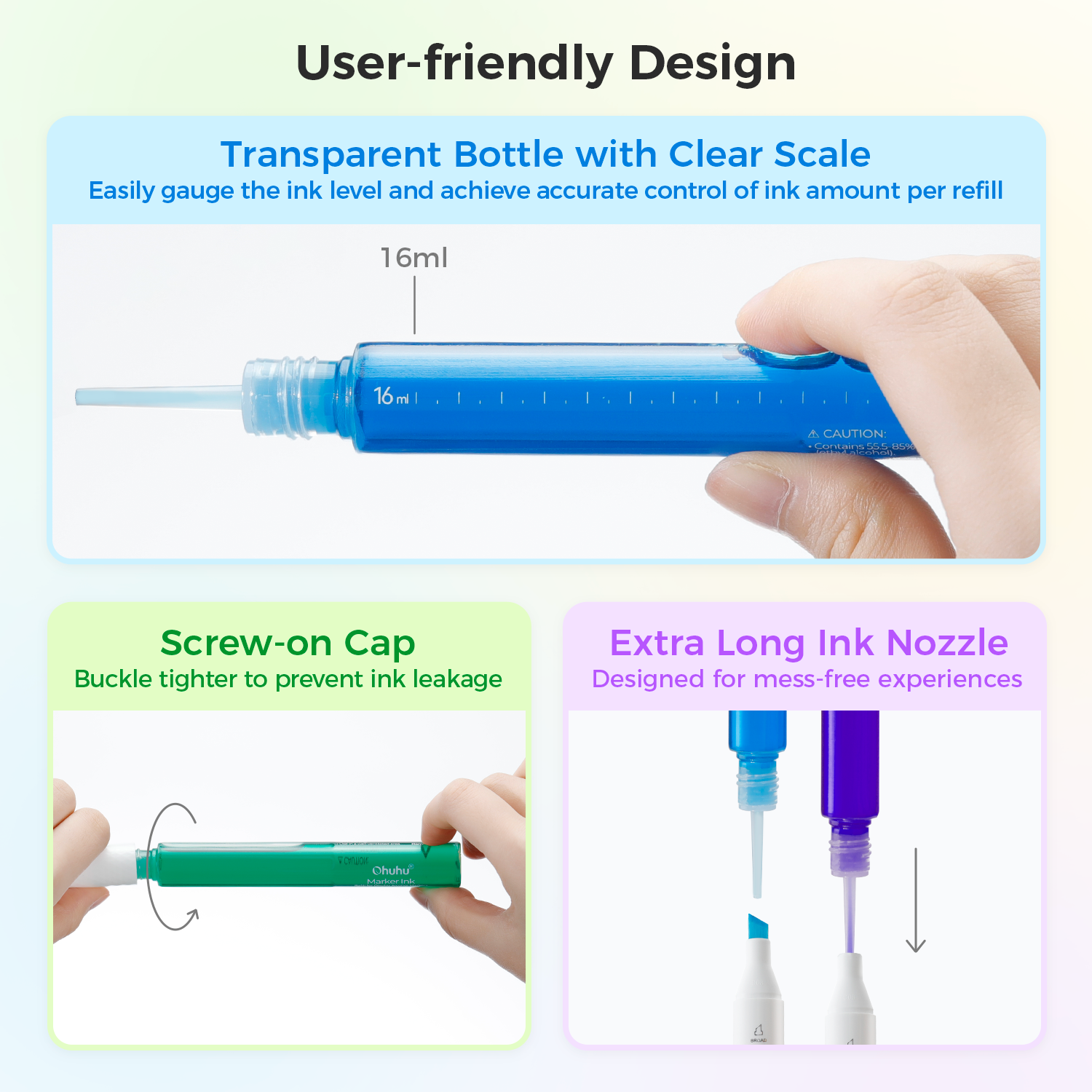 Ohuhu Marker Ink YR06 / E090 Refill for Alcohol marker - Image 3