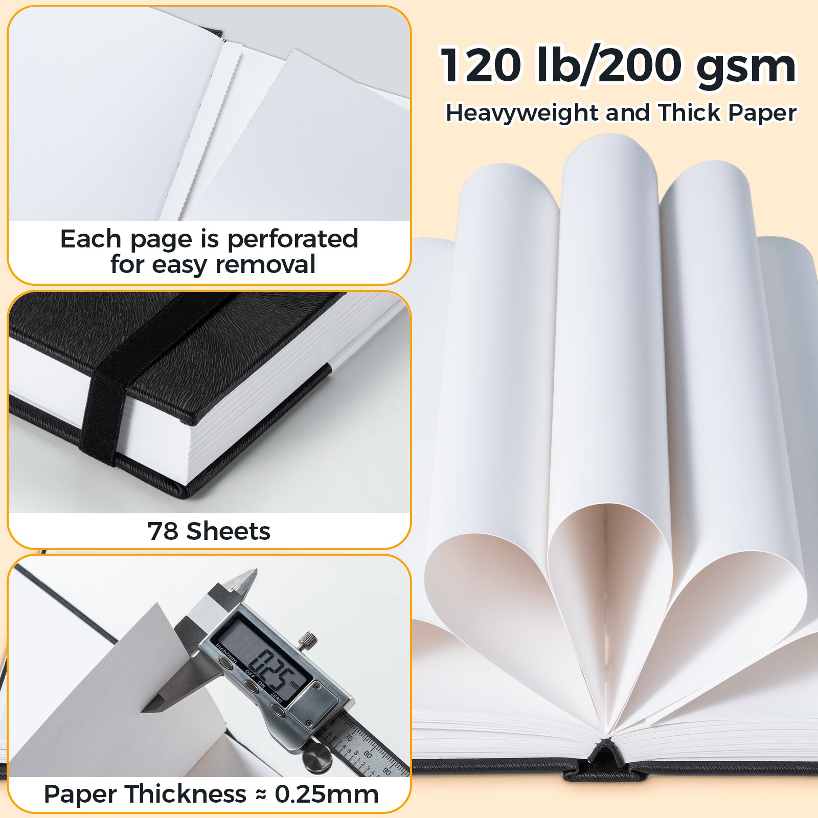 Ohuhu Marker Pads Art Sketchbooks for Markers. 2 Pack - Image 3