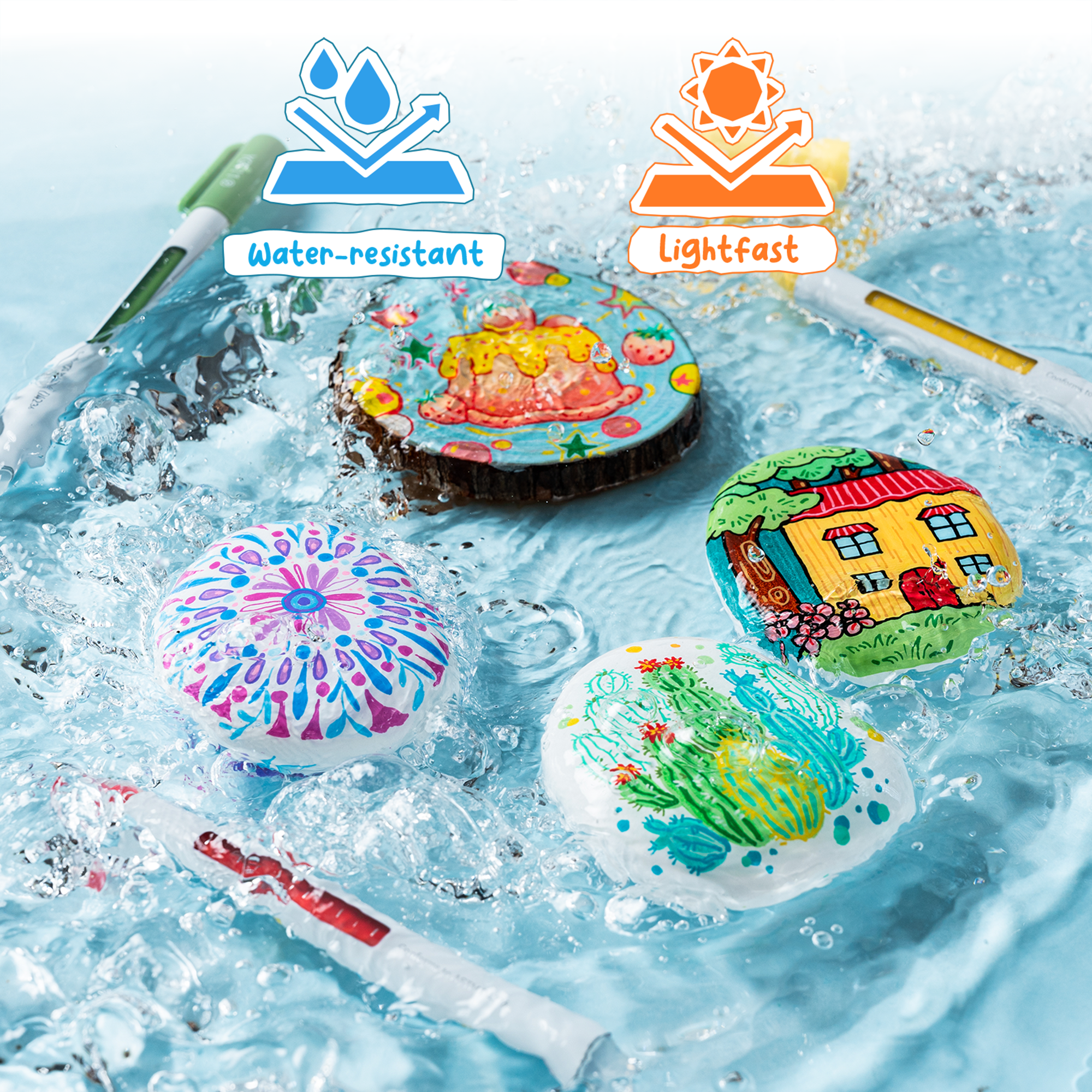 Ohuhu Wai Momi Acrylic Gel Pens - Image 5