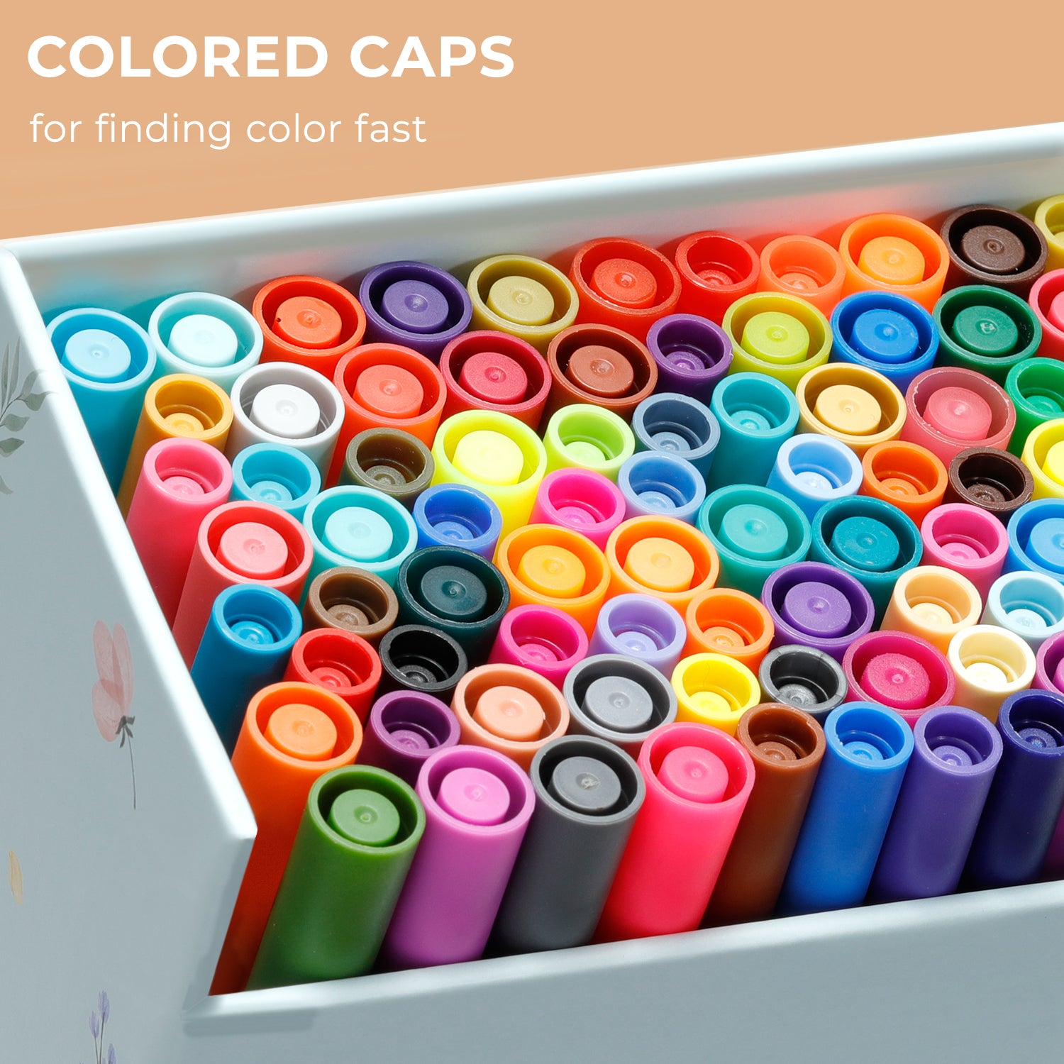 Ohuhu Maui 120 Colors Dual Tips Water Based Art Markers. Brush & Fineliner - Image 7