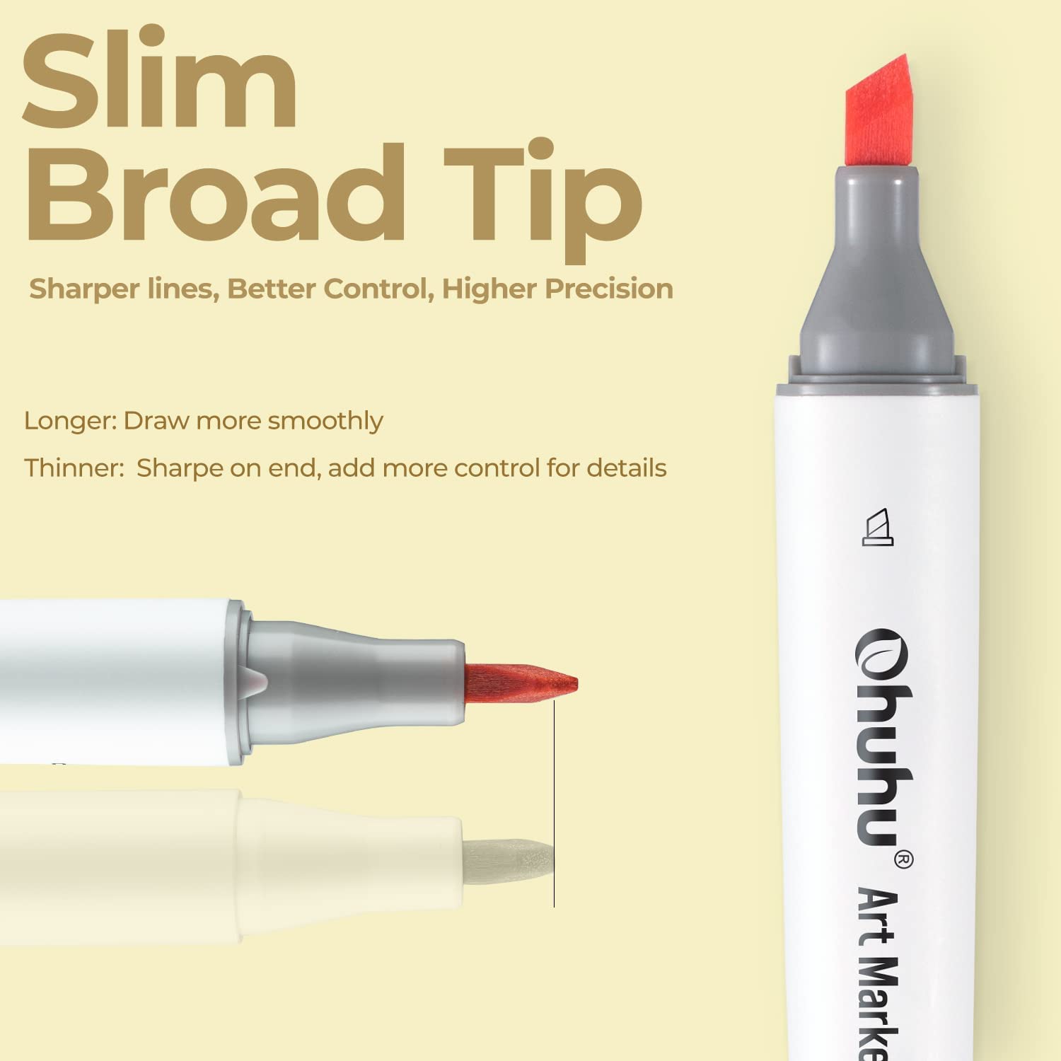 Ohuhu Kaala Dual Tips Alcohol Art Markers- 60 Colors Illustrations - Image 6