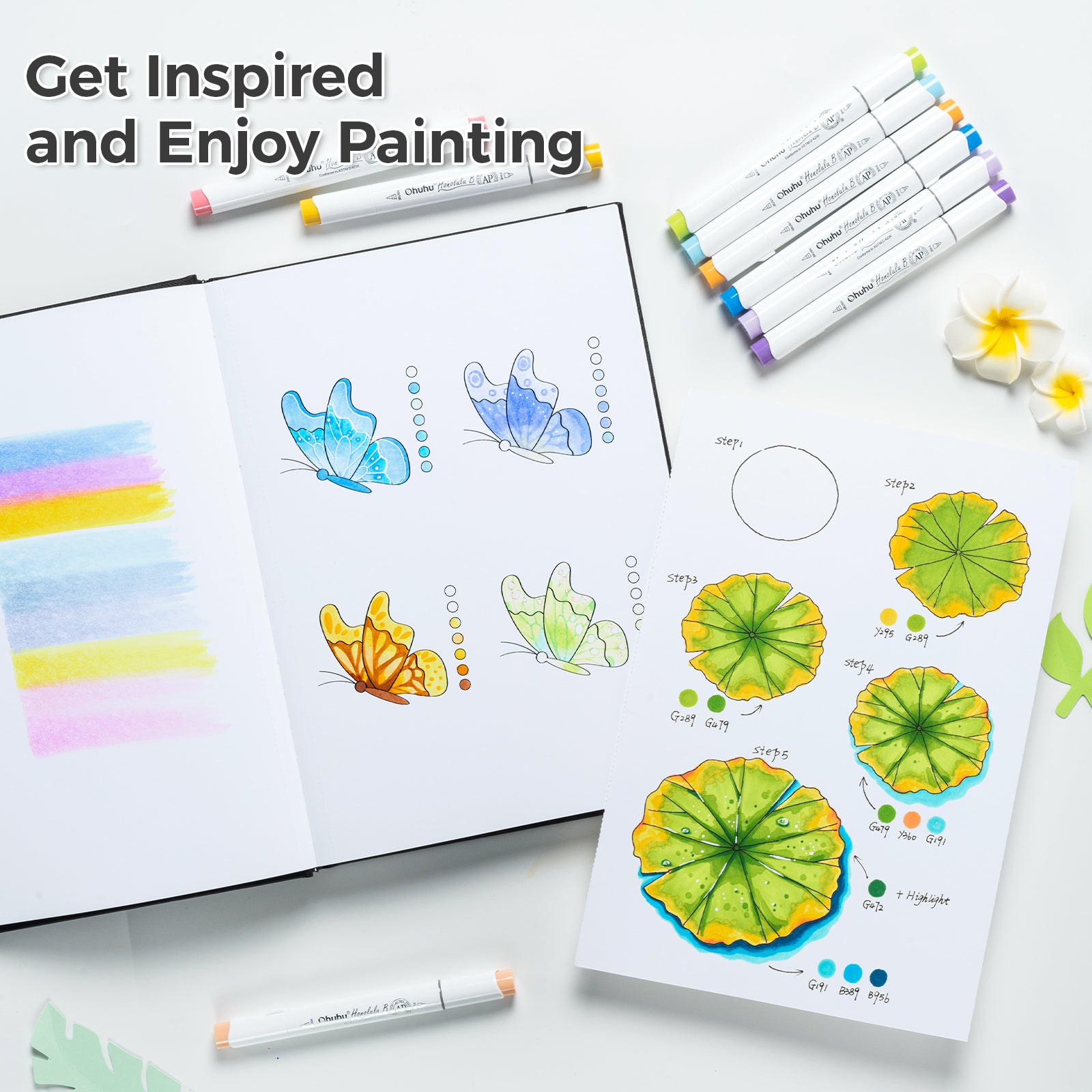 Ohuhu Marker Pads Art Sketchbooks for Markers - Image 29