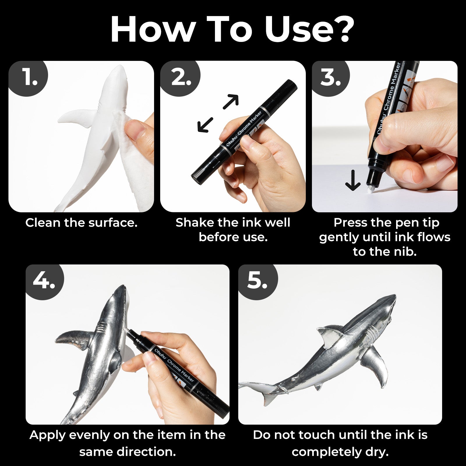 Ohuhu Chrome Paint Pen - Image 7