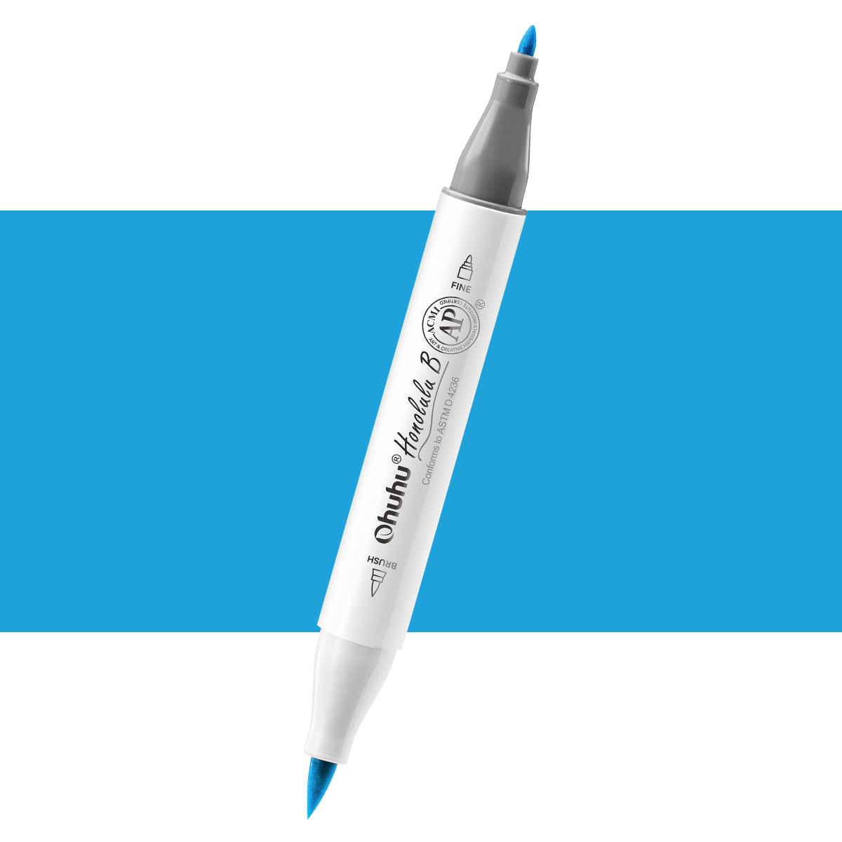 Ohuhu Honolulu B PB8 / B111 Individual Marker. Brush & Fine