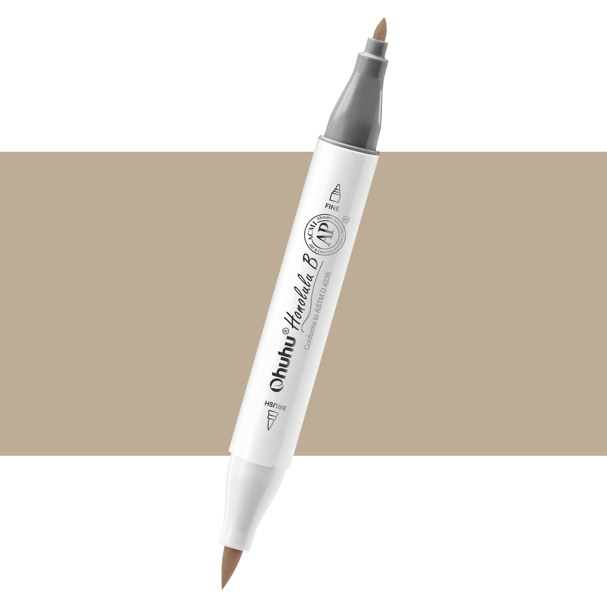 Ohuhu Honolulu B YG100 / E111 Individual Marker. Brush & Fine