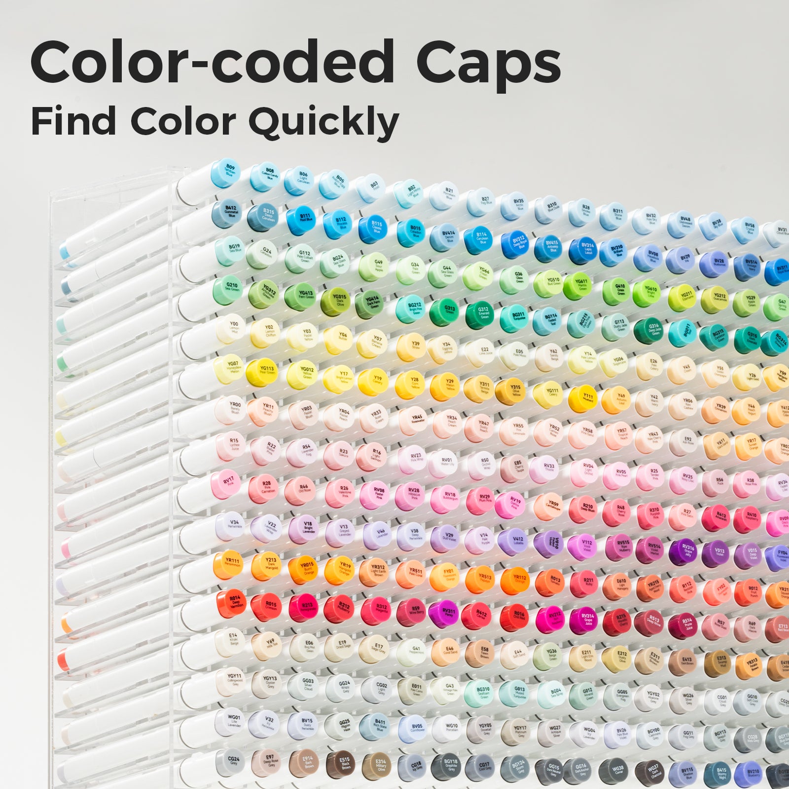 Ohuhu Honolulu 120 Colors Dual Tips Alcohol Art Markers (New Color Codes) - Image 25