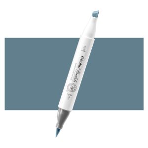 Ohuhu Honolulu MG100 / B412 Individual Marker. Brush & Chisel
