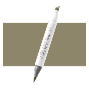 Ohuhu Honolulu G300 / YG215 Individual Marker. Brush & Chisel