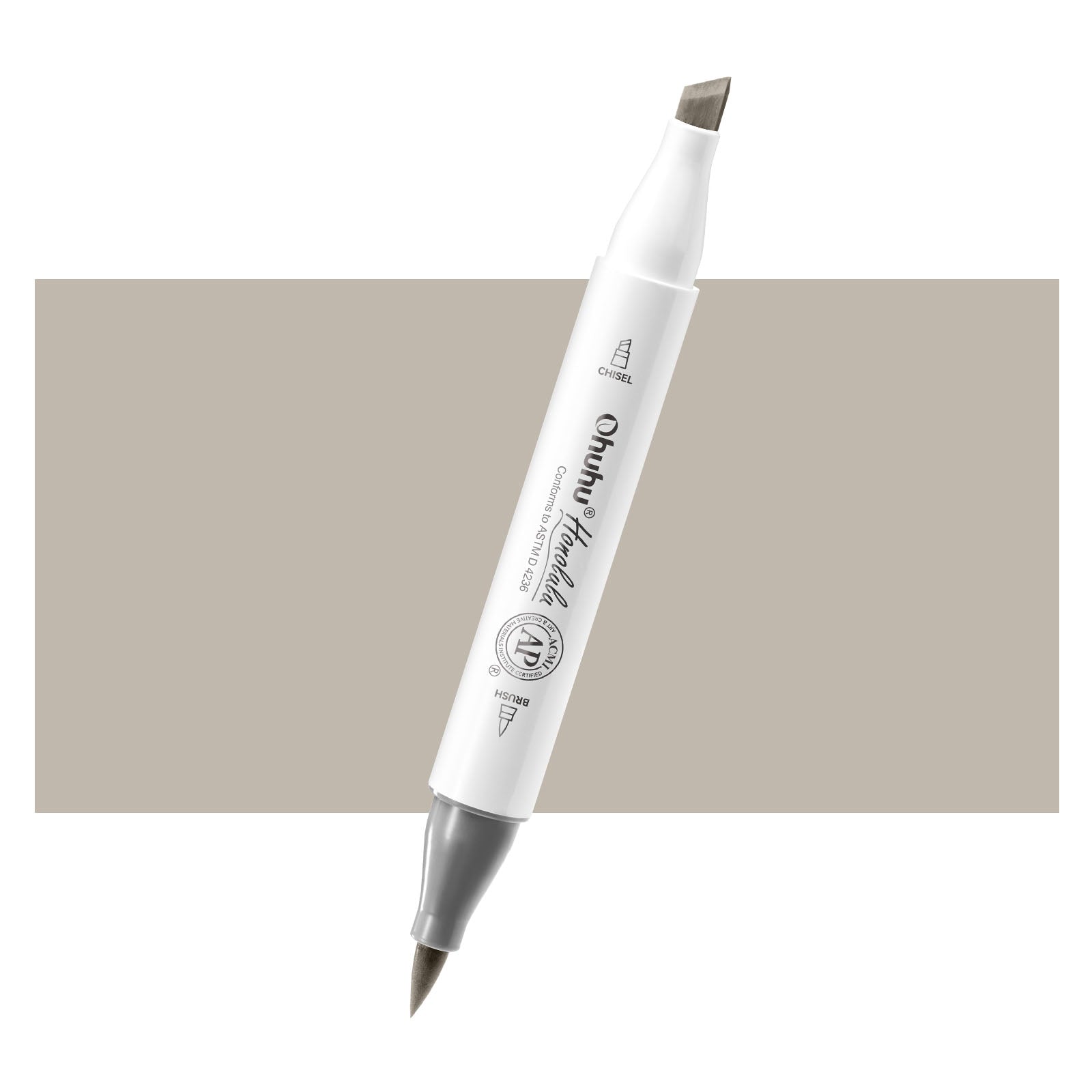 Ohuhu Honolulu WG070 / YGY17 Individual Marker. Brush & Chisel