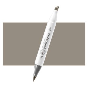 Ohuhu Honolulu WG090 / YGY18 Individual Marker. Brush & Chisel