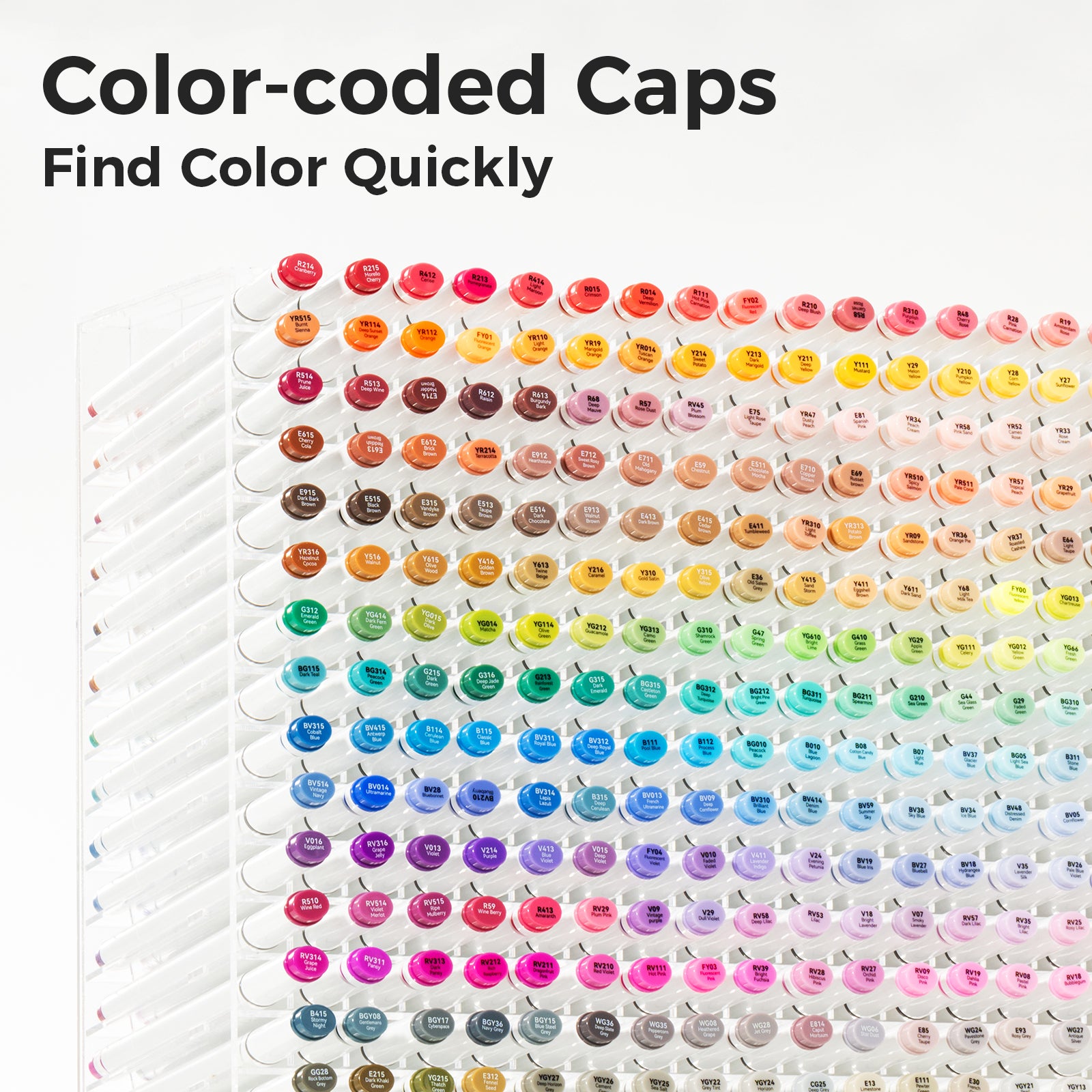 Ohuhu Oahu 200 Colors Dual Tips Alcohol Art Markers. Fine & Chisel - Image 4