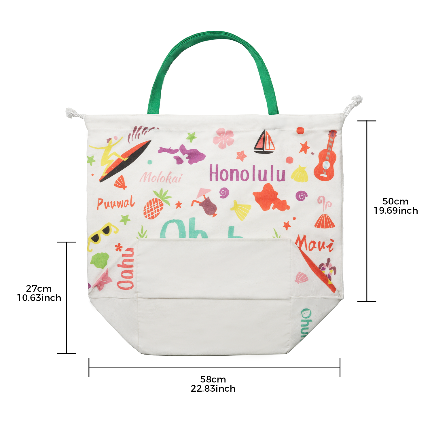 Ohuhu Canvas Gift Bag for Multi-purpose. Available in Two Sizes - Image 2