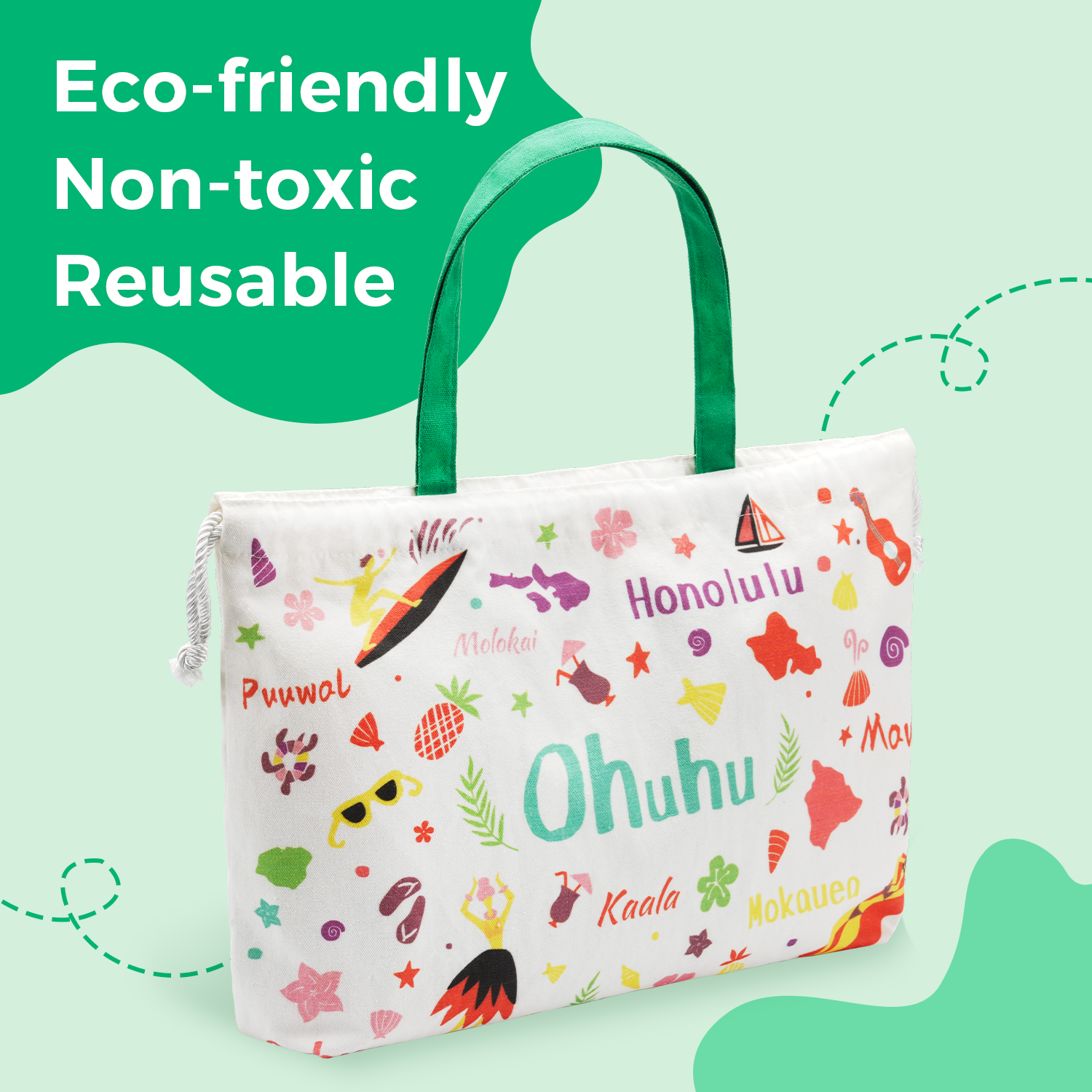 Ohuhu Canvas Gift Bag for Multi-purpose. Available in Two Sizes - Image 4