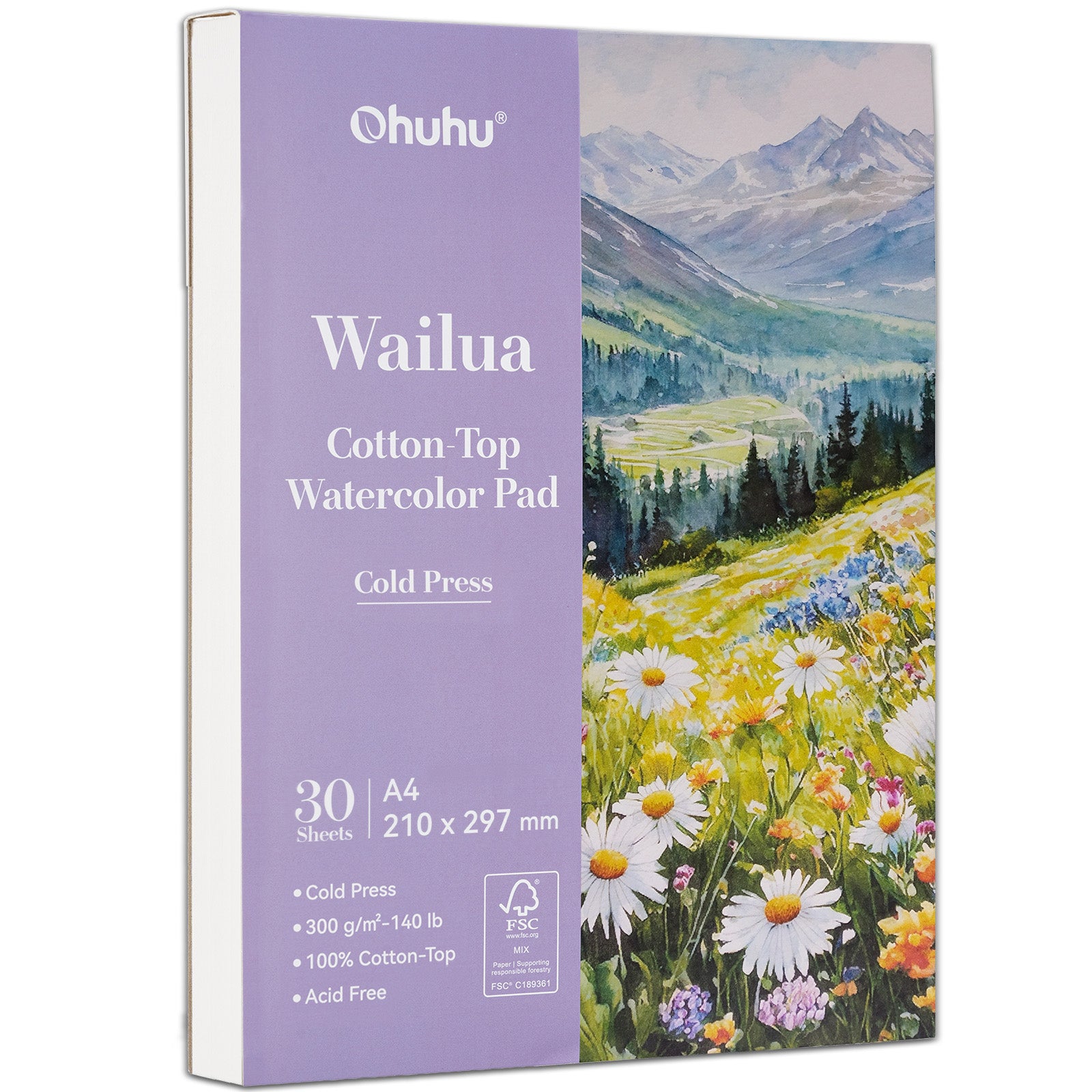Ohuhu Wailua Cotton-Top Watercolor Pad - Image 7