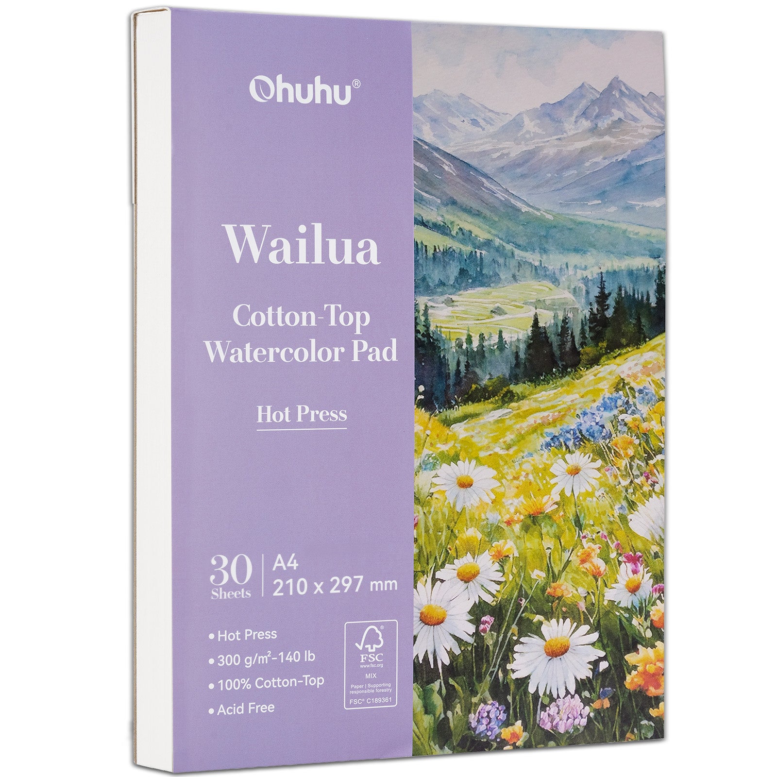 Ohuhu Wailua Cotton-Top Watercolor Pad - Image 19