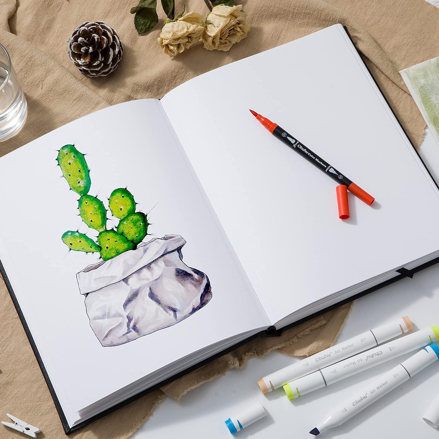 Ohuhu Mix Media Pad for Multiple Techniques - Image 17