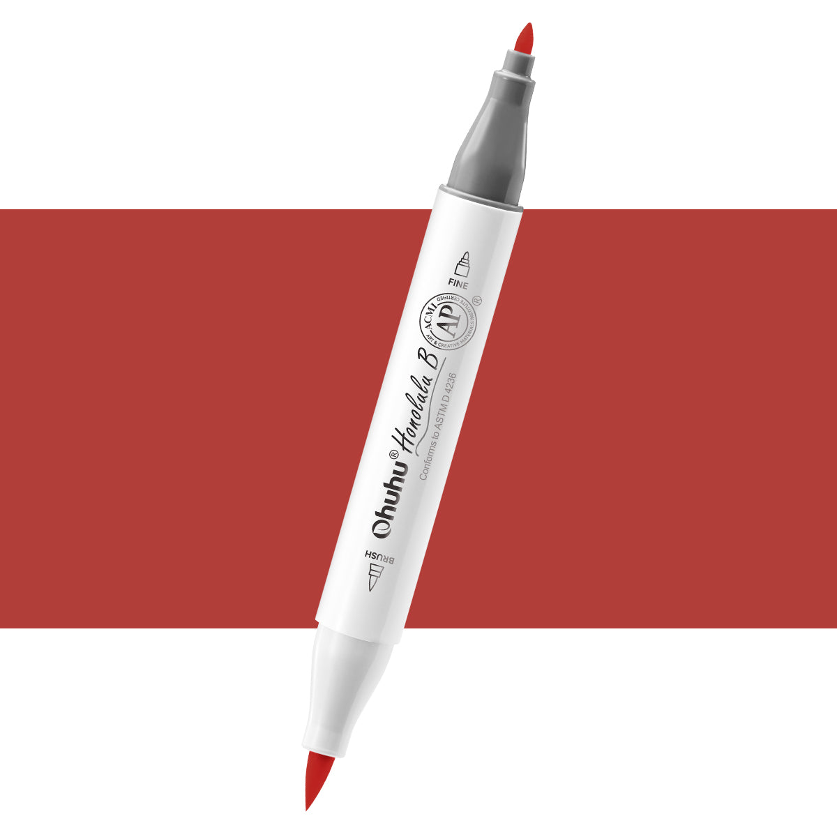 Ohuhu Honolulu B R180 / R016 Individual Marker. Brush & Fine