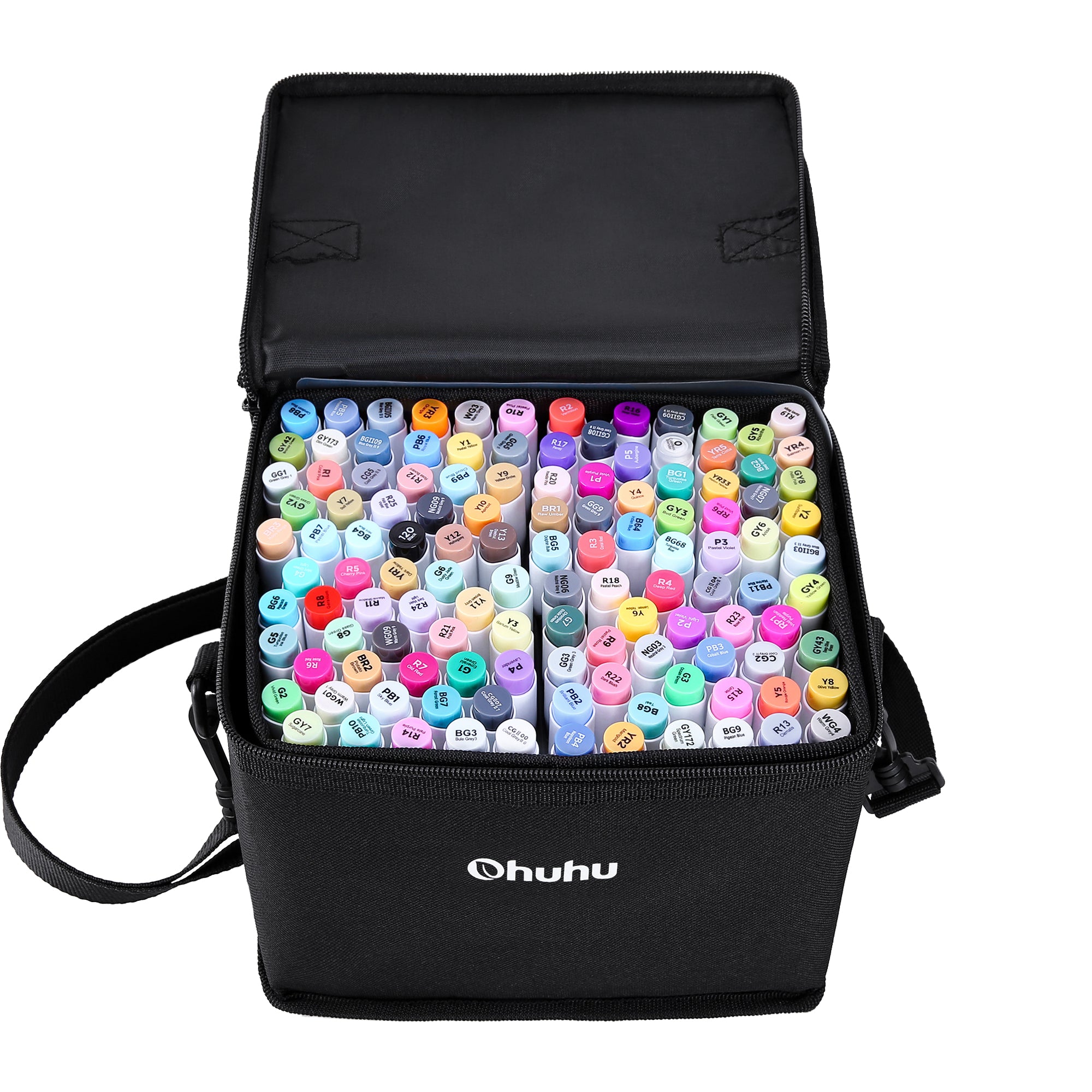 Ohuhu Honolulu 120 Colors Dual Tips Alcohol Art Markers Brush & Chisel US Exclusive - Image 2
