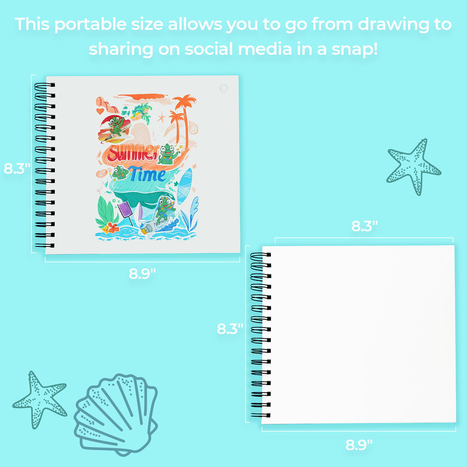 Ohuhu Bleedproof Double-Sided Marker Pad. Spiral-Bound - Image 26
