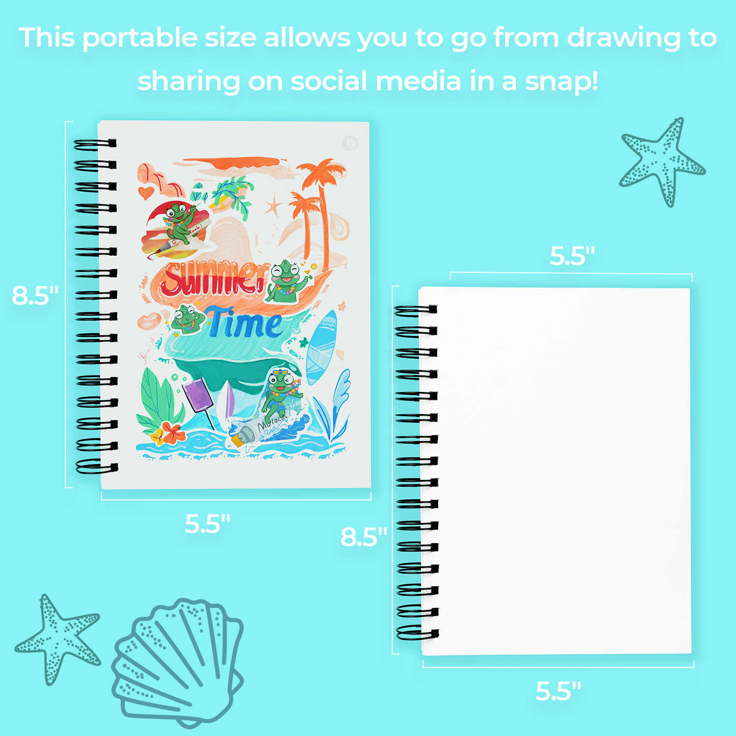 Ohuhu Bleedproof Double-Sided Marker Pad. Spiral-Bound - Image 27