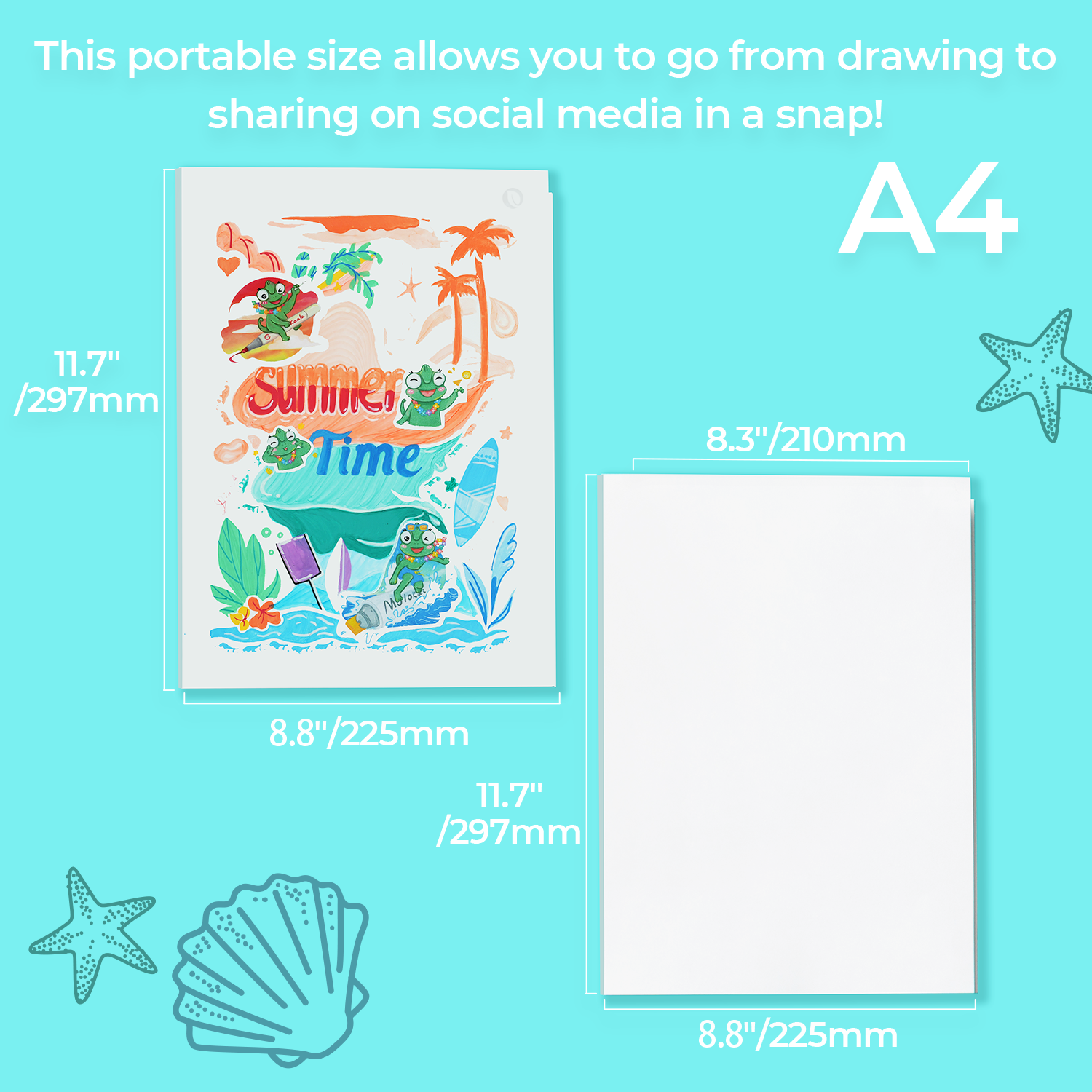 Ohuhu Bleedproof Double-Sided Marker Pad. Glue-Bound - Image 18
