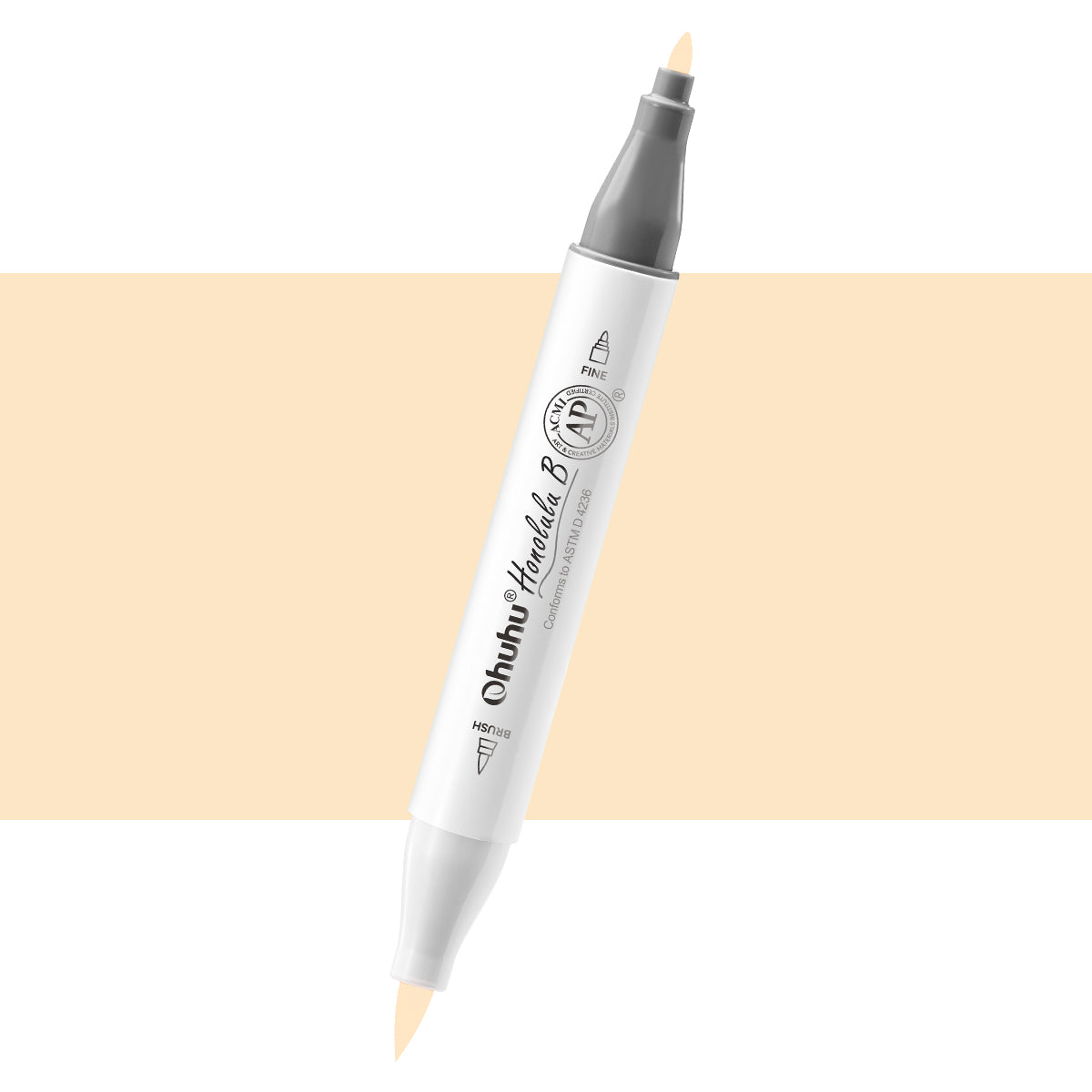 Ohuhu Honolulu B Y120 / Y55 Individual Marker. Brush & Fine