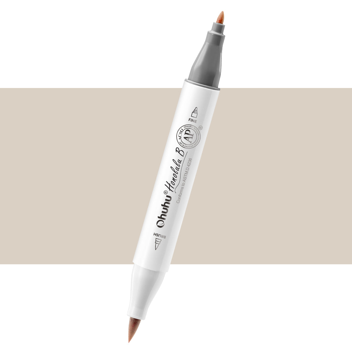 Ohuhu Honolulu B WG01 / YGY11 Individual Marker. Brush & Fine