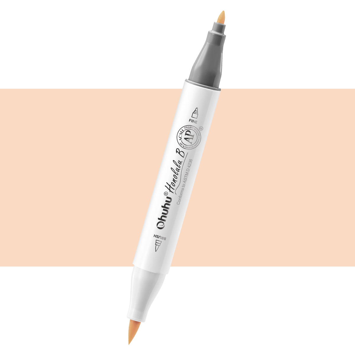 Ohuhu Honolulu B E090 / YR06 Individual Marker. Brush & Fine