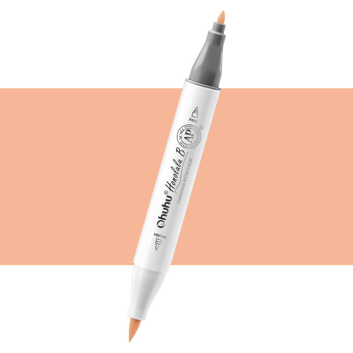 Ohuhu Honolulu B YR205 / YR25 Individual Marker. Brush & Fine