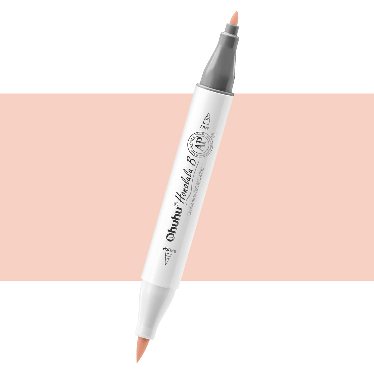 Ohuhu Honolulu B R090 / YR56 Individual Marker. Brush & Fine