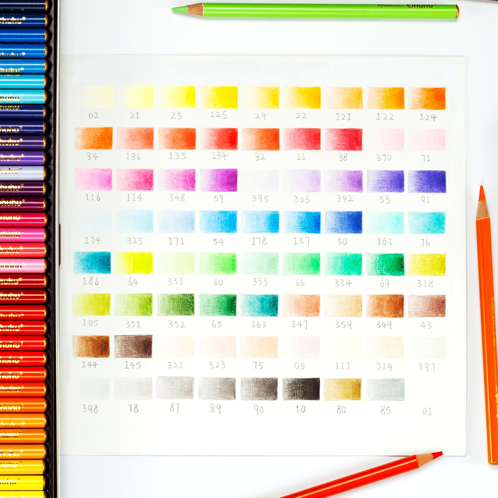 Ohuhu Halawa Series 72 Colors Oil-based Colored Pencils - Image 4