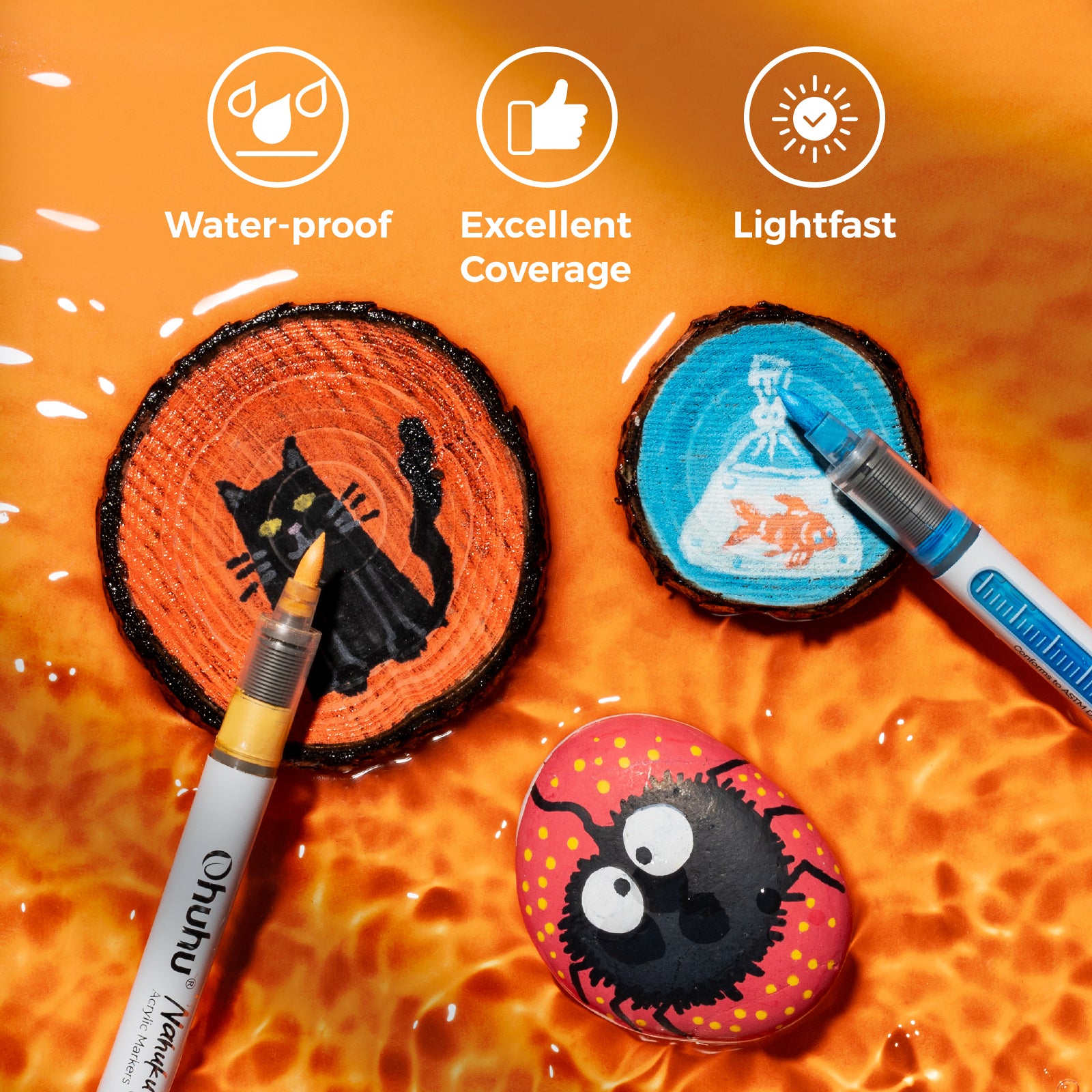 Ohuhu Nahuku Direct-ink Acrylic Markers - Image 20