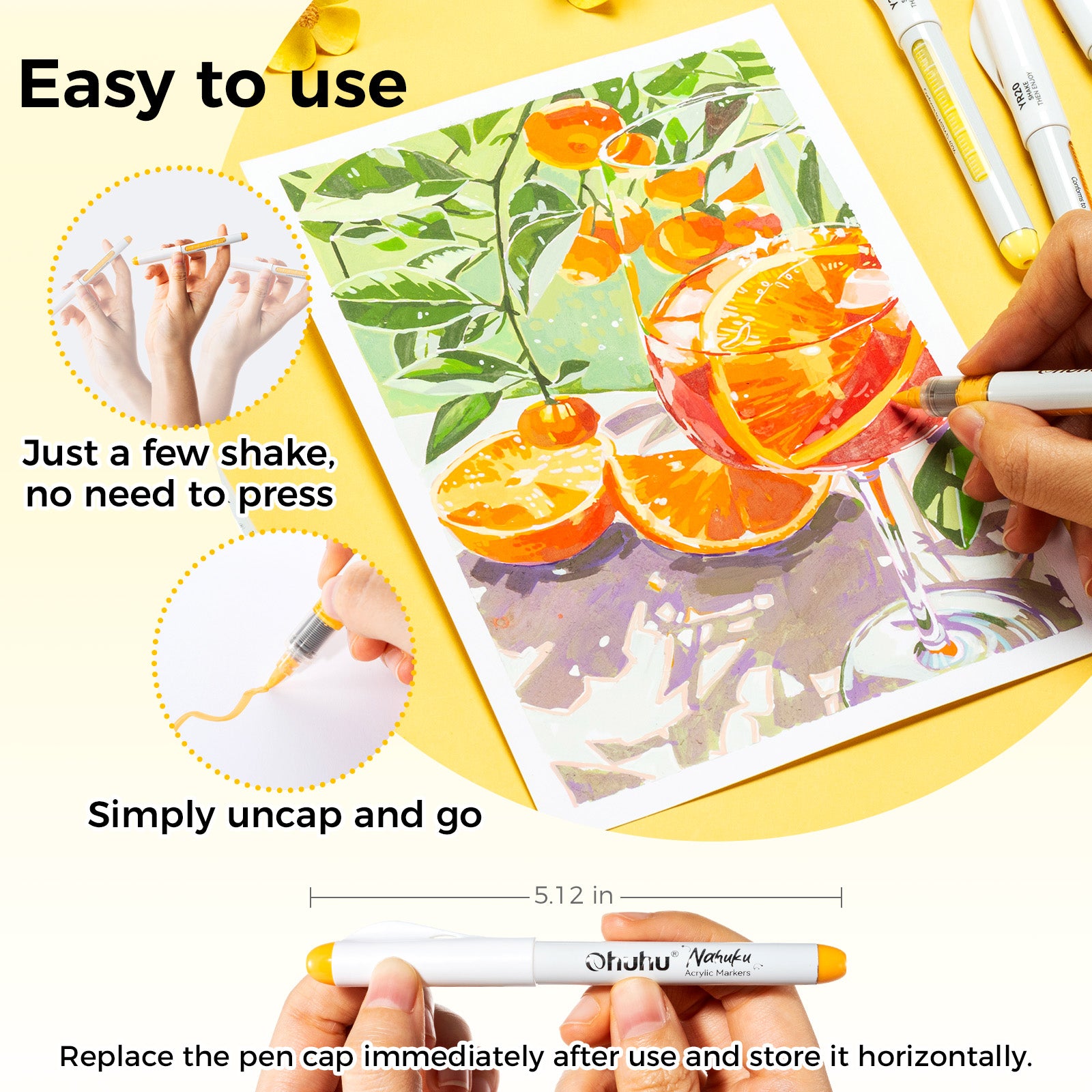Ohuhu Nahuku Direct-ink Acrylic Markers - Image 16